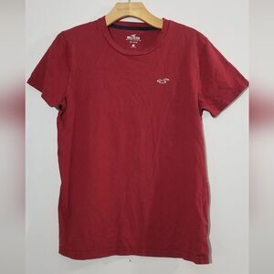 Hollister size xs mens maroon tee shirt